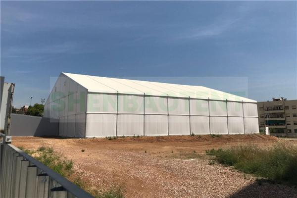 Wall Heights 3-6 Meter Outdoor Warehouse Tents , Temporary Storage Tent Frame