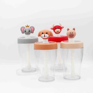 China BPA Free Sports Tritan Silicone Straw Water Bottle With Custom Logo wholesale