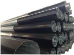 Bituminous Painting Utility Power Pole / Hot Dip Galvanized Steel Telegraph