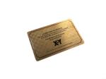 Luxury Ancient Copper Brushed Finish VIP Priority Access Metal Card