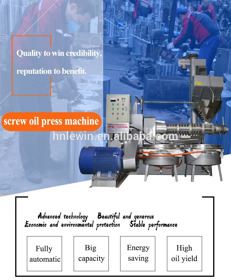 New production of high quality spiral oil presser with sliver alloy material