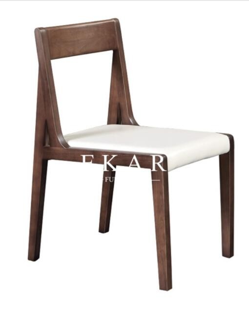 Nordic Design Wooden Solid Wood Hemp Rope Rattan Dining Chair