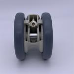 4 Inch Swivel TPU Thread Stem Hospital Medical Caster Wheels Furniture