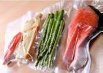 Embossed Frozen Food Vacuum Bags , Transparent Heavy Duty Vacuum Seal Bags