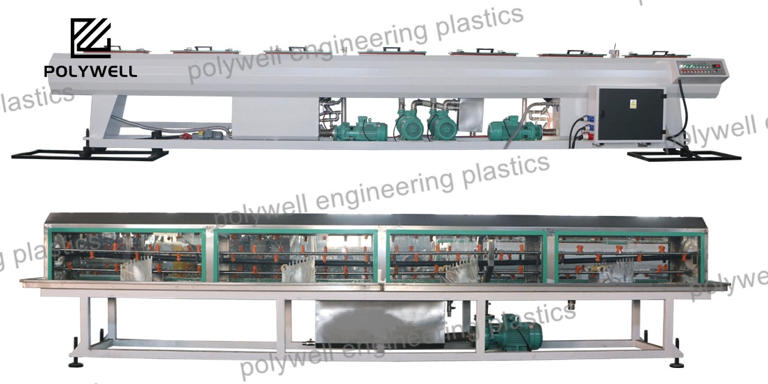 Tube Bar Extrusion Machinery PPR Plastic Pipe Extruder Machine UPVC / HDPE Production Line
