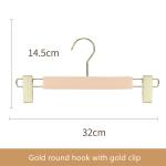 Solid Wooden Suit Hangers Craft Trousers Hanger Rack For Clothing Store