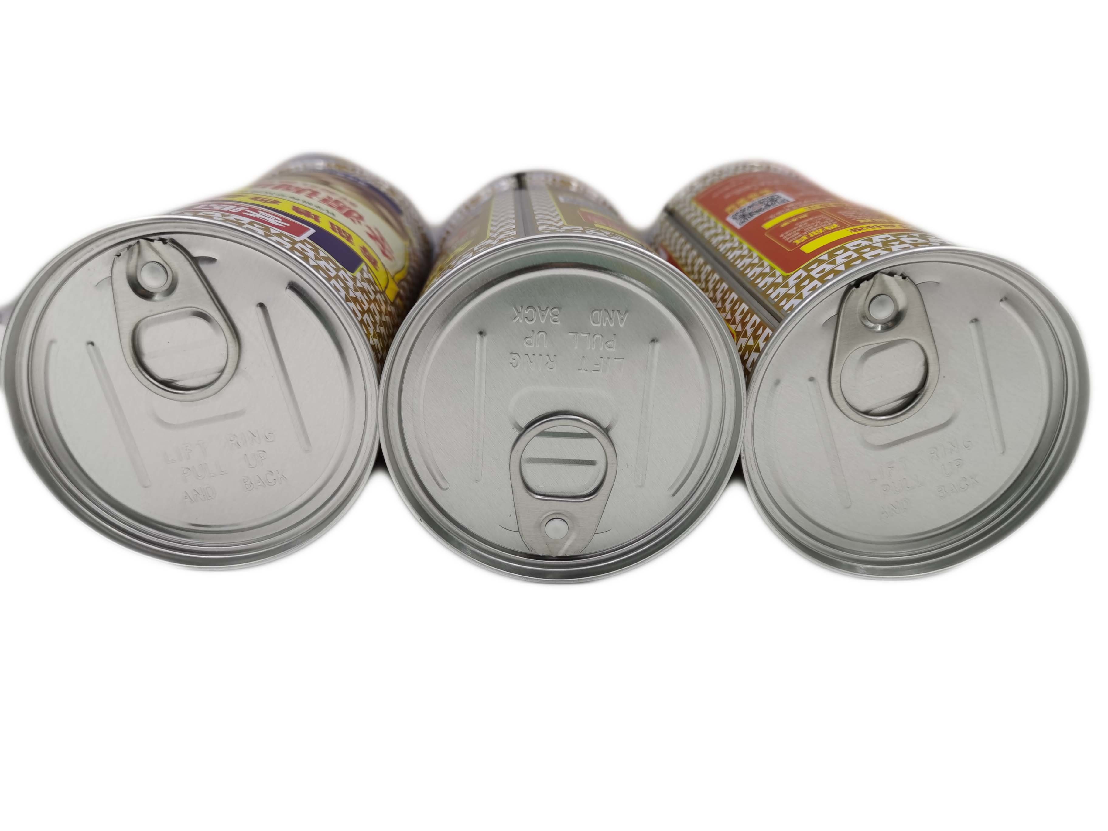 MSG Powder CMYK PMS 240ml Food Tin Can For MSG Powder