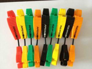 China Colorful Safety Plastic Working Glove Guard Clip , Glove Holder Clip wholesale