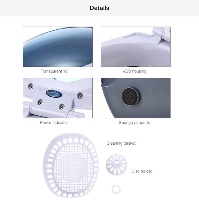 CD / VCD Home Ultrasonic Cleaner Countdown Digital Display 750Ml 50kHZ