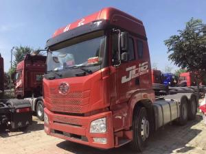 China FAW 10 Wheelers 6x4 Tractor Trailer Truck 12.56L Displacement wholesale