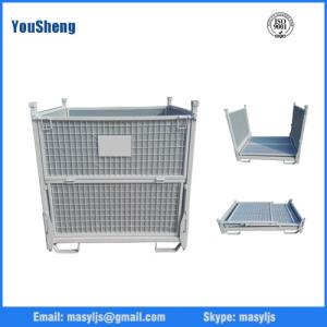 China Industrial Folding Steel Storage Pallet Box wholesale