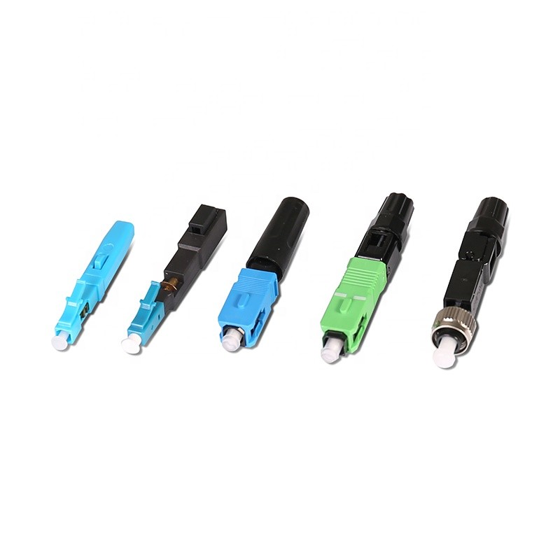 Square Boot LC/UPC Fast Quick Assembly Connector For FTTH FTTB FTTX Network