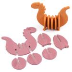 6PCS Baby Silicone Toys Building Blocks Dinosaur CE / EN71 / FDA