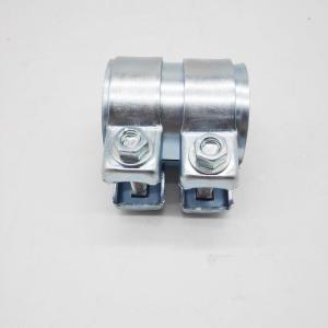 China Galvanized Double Band 95mm Stainless Steel Exhaust Clamps wholesale