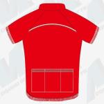 140gsm Short Sleeve Cycling Jersey , Sublimation Team Cycling Jerseys