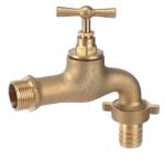 OEM 1/2 3/4 Inch Brass Bibcock Valve With Plastic Handle 2 years Warranty