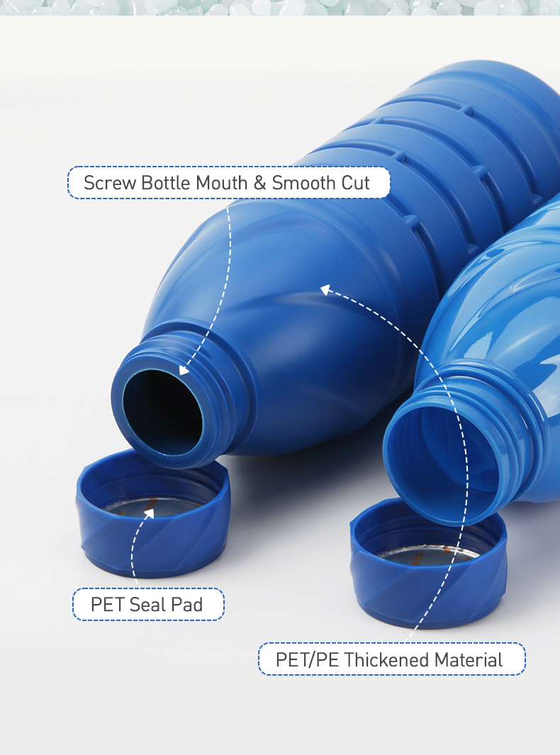 Plastic PE PET Bottle For Pesticide Agricultural Liquid Fertilizer Bottle 500ml 1000ml