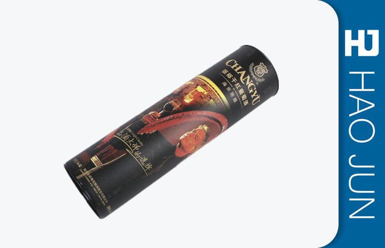 High end Cardboard Wine Tubes Packaging Boxes Personalized Logo Printable