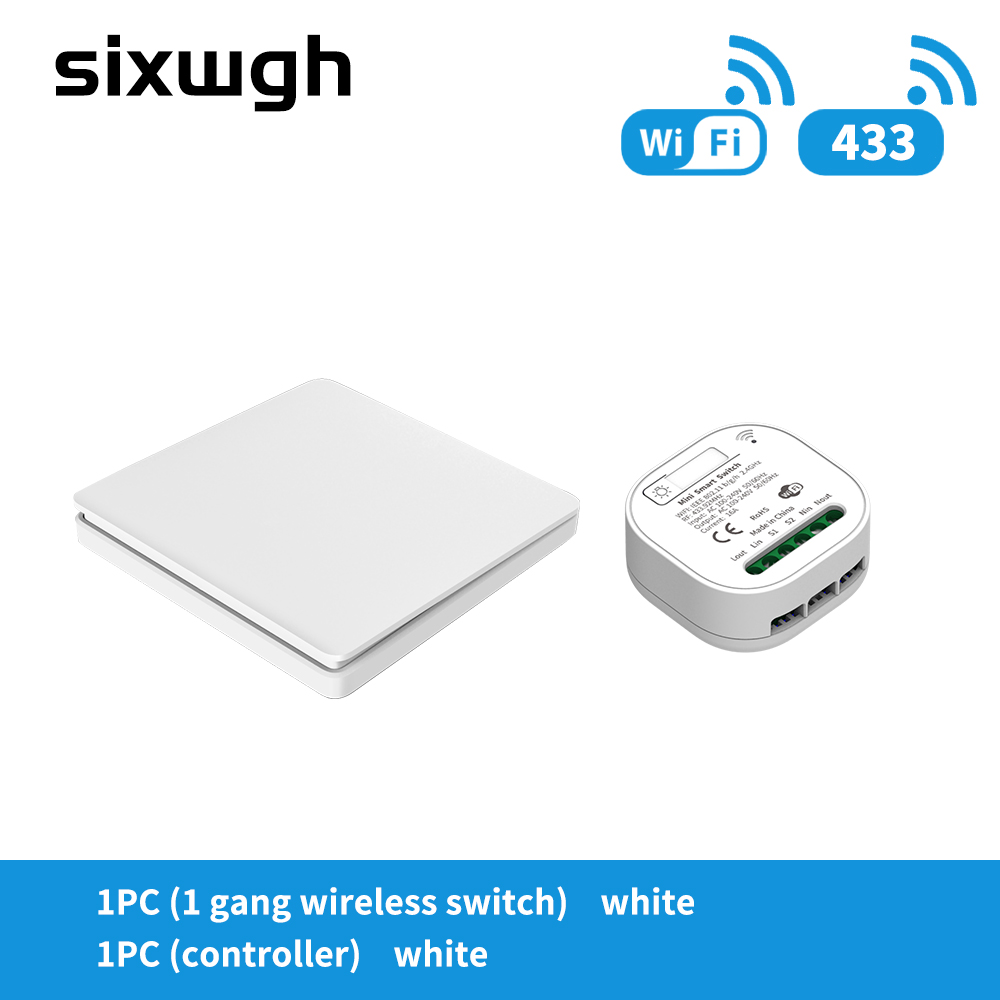 Waterproof Tuya Smart Switch Push Button Panel WiFi Wireless Remote Control