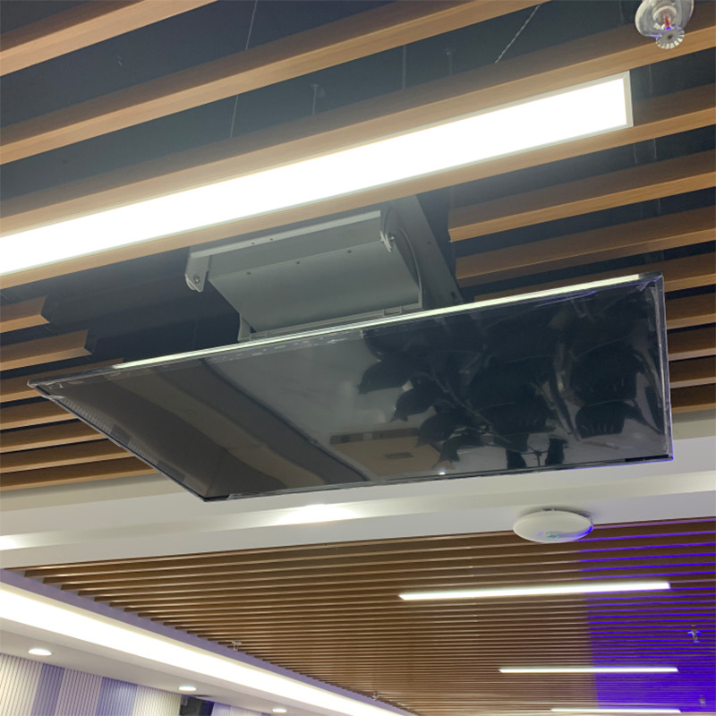 32inch -70 Inch LCD TV Flipper Electric Ceiling TV Lift System Heavy Load Hidden Platform