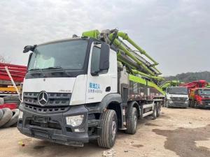 China Used/second-hand 2021year Zoomlion Benz Chassis 56m Concrete Pump Truck For Construction Work Concrete wholesale