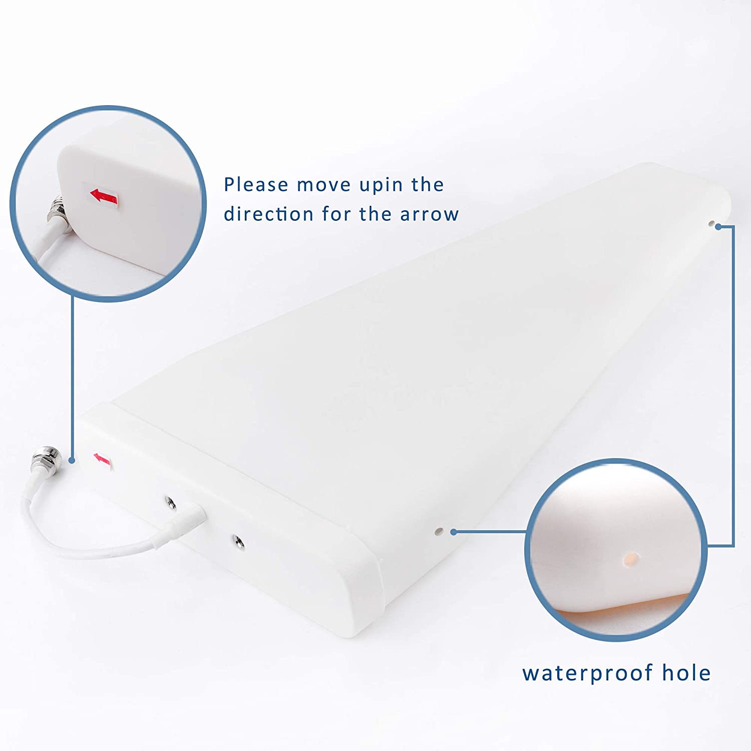698-960/1710-2700MHz LPDA Antenna for 2G 3G 4G 5G 6G CDMA GSM DCS Outdoor Panel Design