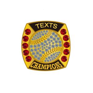 China Texas Baseball USSSA Custom Award Rings wholesale
