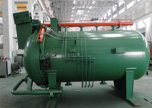 Carbon Steel Vessel Horizontal Plate Pressure Filter / Oil Bleaching Green