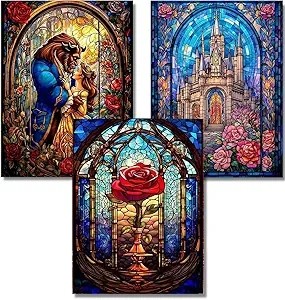30x40cm Round 5D Diamond Art Painting Kits DIY Diamond Painting Set For Kids