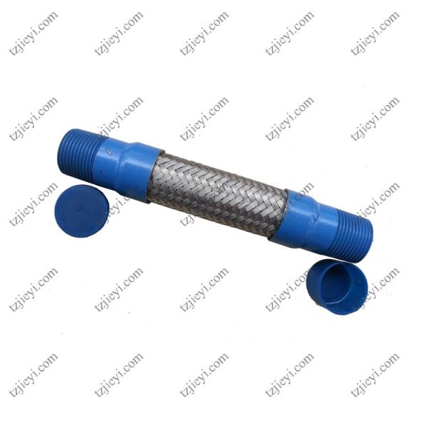 Male connection stainless steel 304 high pressure steam metal braided hose outer