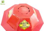 Red Personalised Candy Cardboard Display Holder Chidren's Style