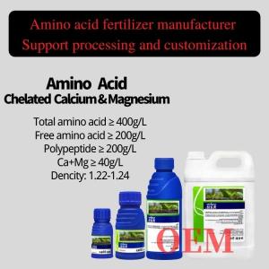China Agricultural Foliar Fertilizer Amino Acid Chelate Calcium Magnesium Liquid wholesale