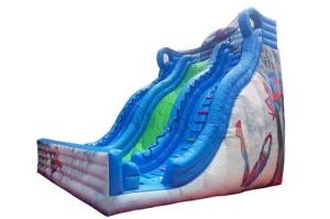 China Spider - Man Commercial Inflatable Slide Waterproof For Festival Activities wholesale