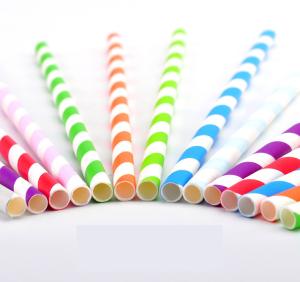 China Customized Biodegradable Drinking Straw Coffee Cocktail Eco Friendly Paper Straws wholesale