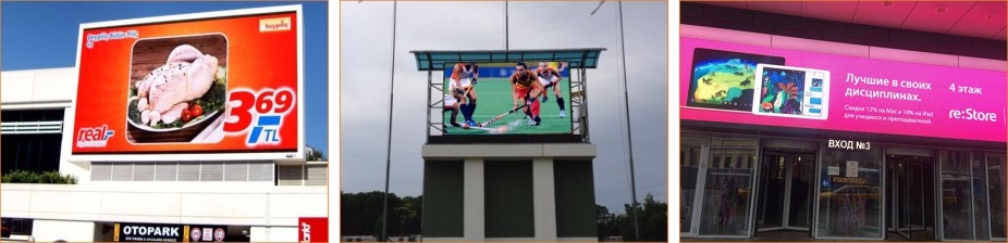 Outdoor Digital Video Advertising Front Service LED Display Board with Epistar Chip