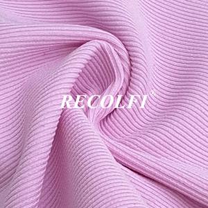 China Eco Friendly Ribbed Activewear Knit Fabric Printable Stretch Yoga Wear wholesale