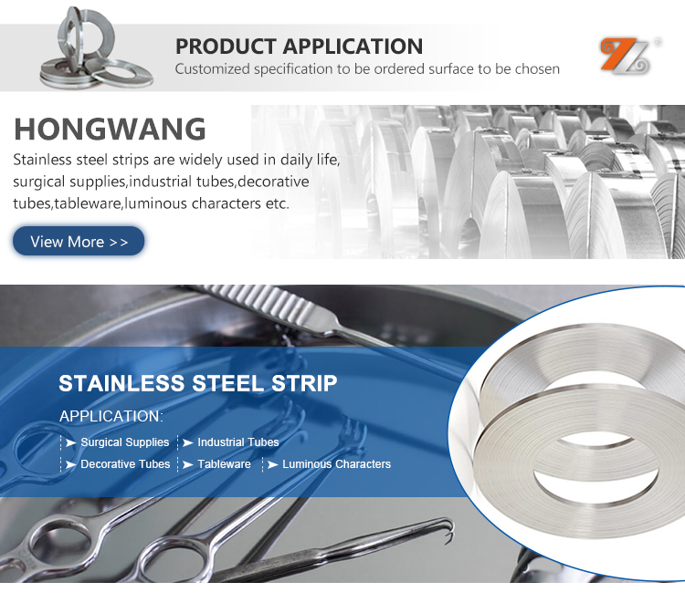 BA Finished 304l Stainless Steel Banding Strap 20mm-1500mm Length sS strapping band