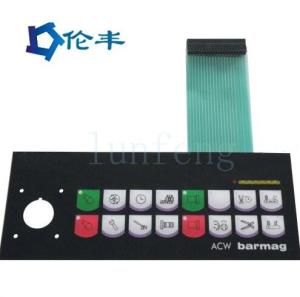China Waterproof Rubber Membrane Keypad Custom Metal Dome 3M467 Adhesive wholesale