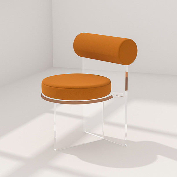 Bedroom Living Room Custom Acrylic Furniture Clear Acrylic Chair 45 X 45 X70cm