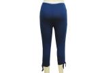 Breathable Women'S 3 4 Length Trousers , Ladies Loose Pants Butterfly Tie Wrap