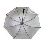 UV Protection 190T Polyester Fabric Straight Umbrella With Silver Coating