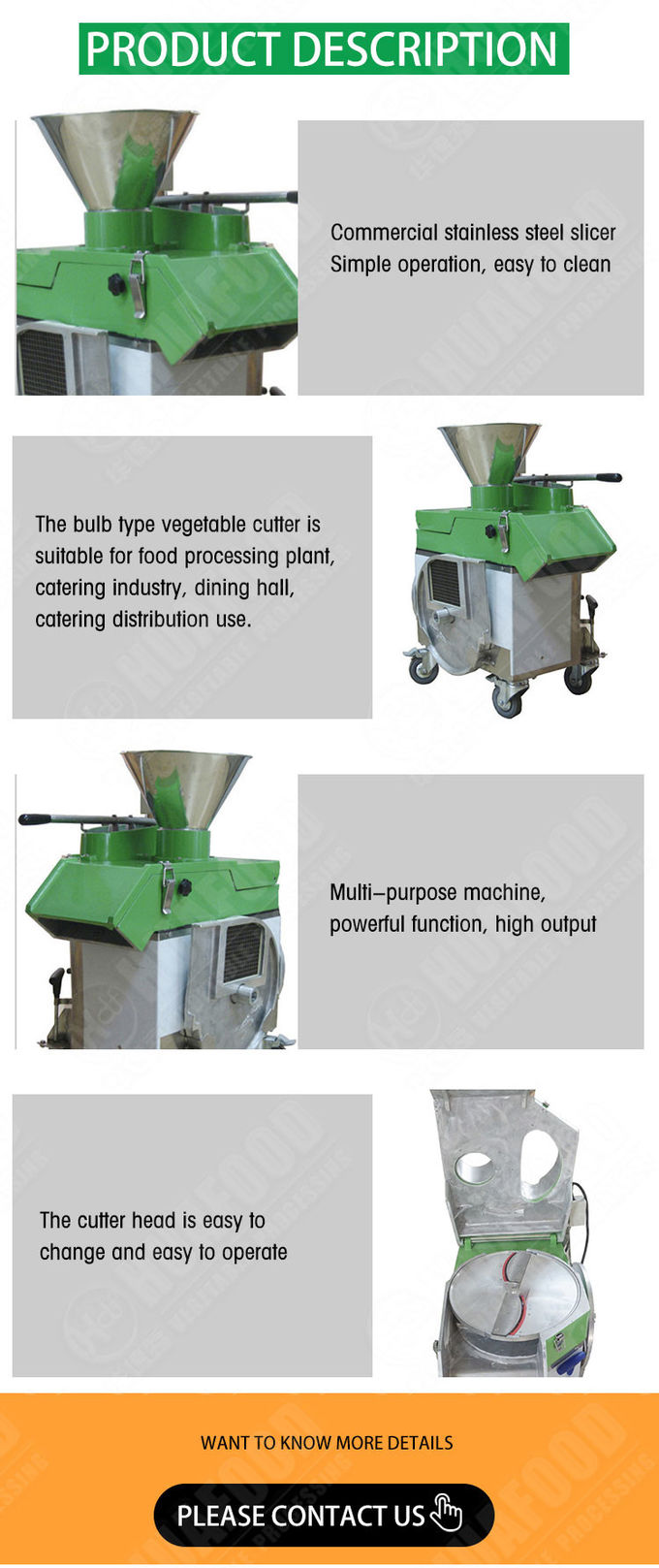 800KG/H Electric Onion Cutting Machine Onion Cutter Vegetable Cutting Machine