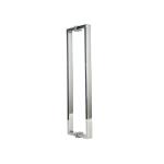 U Shaped Aluminum Handrails And Railing Profiles Frameless Glass Railing