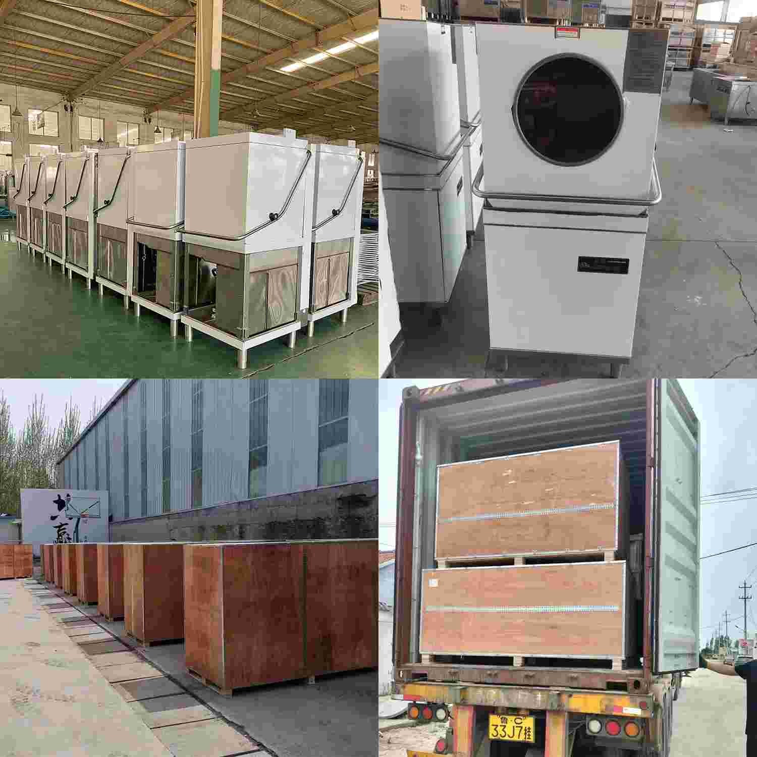 400L/H 380V Rack Conveyor Dishwasher Dishwashing Equipment 55-95 Temperature Range