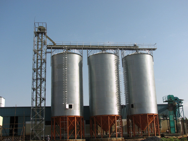 1.5-3.0mm Corrugated Steel Granary Silo Roll Forming Machine Gcr15 Roller Material
