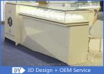 Custom Modern Matte Beige Jewelry Store Showcases Weight Capacity 30-50kg /