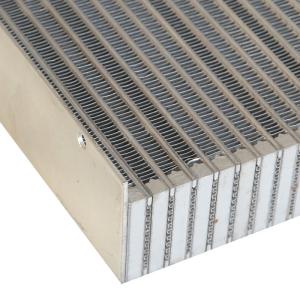 China Heavy Duty Aluminum Bar and Plate Fin Oil Cooler Core for Oil Heat Exchanger wholesale