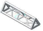 Triangle Aluminum Screw Truss System High Strength Spigot Connection