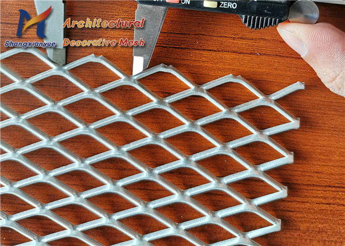 Groove Frame Aluminum Expanded Mesh 2.5mm Stainless Steel Expanded Metal Lath