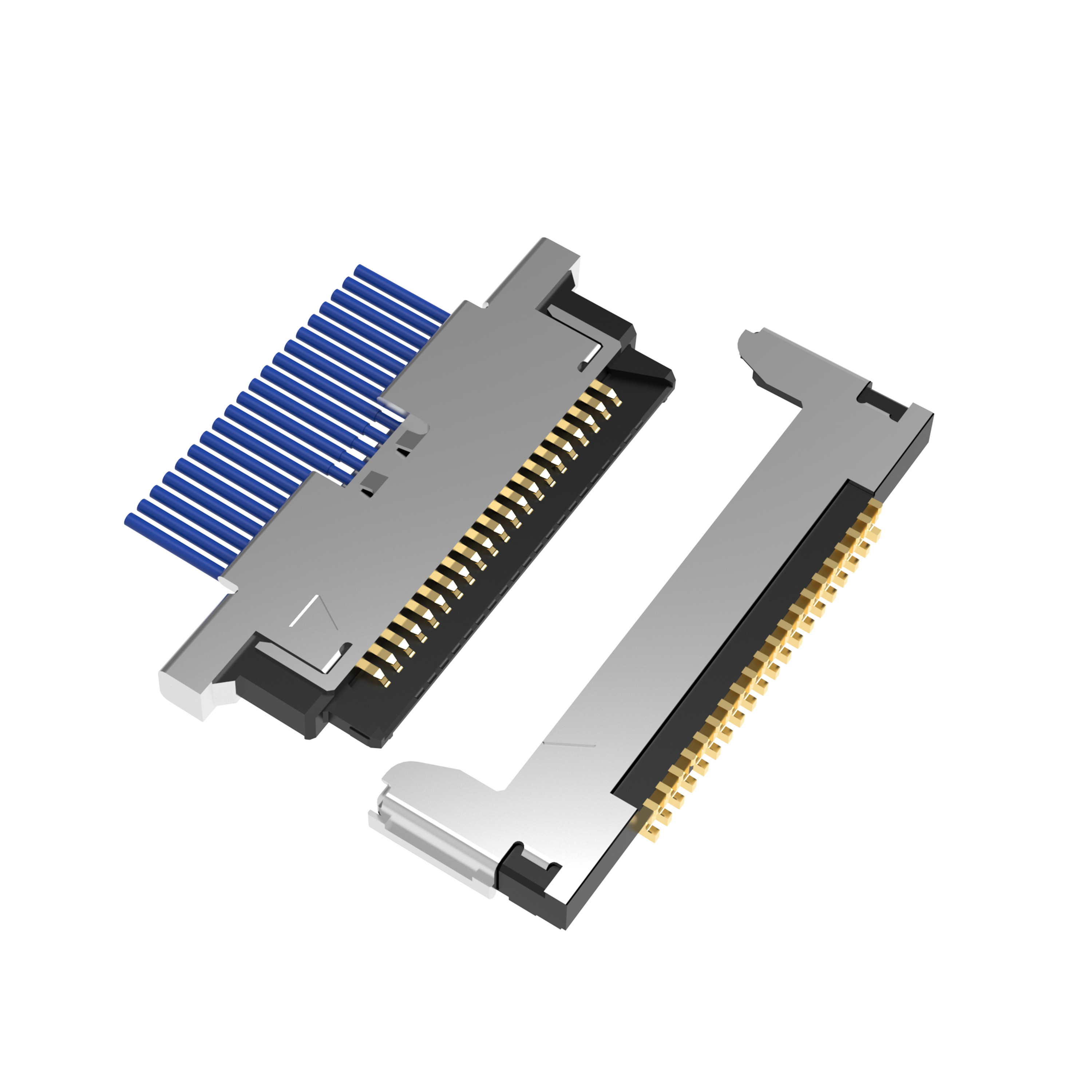 20347-320E-12R Micro Coaxial LVDS Cable Connector 5.65mm Depth